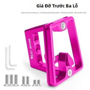 West Biking | Giá Để Xe Đạp Phía Trước Ba Lỗ Bằng Hợp Kim WEST BIKING Giá Chở Hàng Gia Công CNC Chắc Chắn Khả Năng Chịu Tải Cao Dành Cho Xe Dahon Brompton Và Nhiều Loại Xe Khác