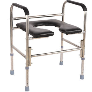 Gouราวจับกันลูกครอบชักโครก 5 ระดับ ปรับระดับได้ นั่ง เพื่อช่วยพยัญชนะ ผู้สูงอายุ ผู้พิการ