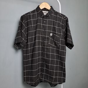 Kemeja Flanel Lengan Pendek Premium Distro Casual