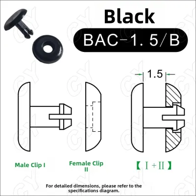 QIUZHISE | Plastic Snap Fastener Binders