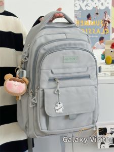 YINHEFANGKE | Simple Stylish Ins School Backpack for Girls