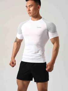 JIANSHENSHIJIAJIANSHEN | Quick-drying High-elastic Muscle-display Training T-shirt