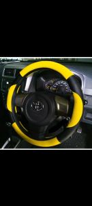 Cover Stir Mobil Mitsubishi grande kudu Sarung Setir Berkualitas MBtech Premium Anti Slip