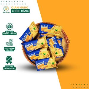 Lương Khô Mặn Cao Cấp Quân Đội ( 1 hộp 10 gói) - Tôm Vàng