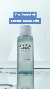 SKIN1004 Madagascar Centella Hyalu-Cica Brightening Toner 210ml – Hydrating Toner with AHA & LHA Gently Exfoliates & Brightens Niacinamide Ceramide NP All Skin Types