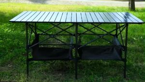 Ultralight Portable Folding Camping Table Outdoor Dinner Desk High Strength For BBQ