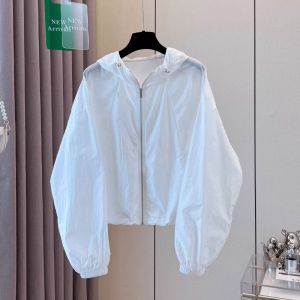 Candy Color Lightweight Summer Sun Protection Jacket Hooded