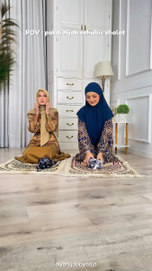 ALYAHIJAB by NAJA -  Smart Chana Jilbab Khimar Segitiga Inner Set