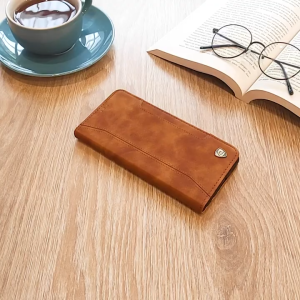 Flip Case CaseOn For All Type HP Premium Leather Dompet Sarung Wallet Magnetic Cover Mewah Kulit Standing Luxury Casing Viral
