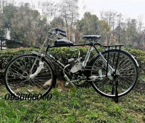 XE ĐẠP PHƯỢNG HOÀNG CỔ ĐIỂN GẮN ĐỘNG CƠ 2 THÌ