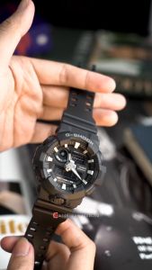 Jam Tangan Pria Casio G-Shock GA-700-1B Analog-Digital  Black Dial Black Resin Band