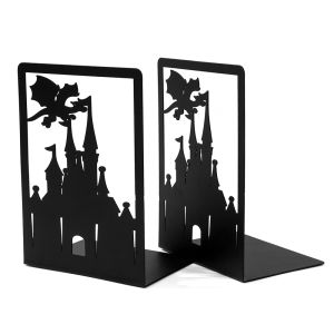 1 pair of dragon bookshelf book covers decorative heavy-duty bookshelf book covers and unique gift bookshelves for home office