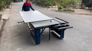 Máy cưa bàn trượt 2 lưỡi mini MX2660 chuẩn xác mạnh mẽ bền bỉ cho xưởng gỗ công nghiệp