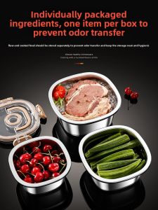 YONGLE | Airtight Portable 304 Stainless Steel Lunch Box with Lid