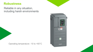 SCHNEIDER ATV610 VSD IP20 22KW 380/415V ATV610D22N4