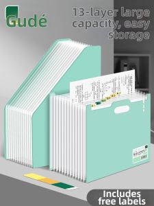 Good | Expanding File Folder High Capacity Document Organizer Student Study Aid