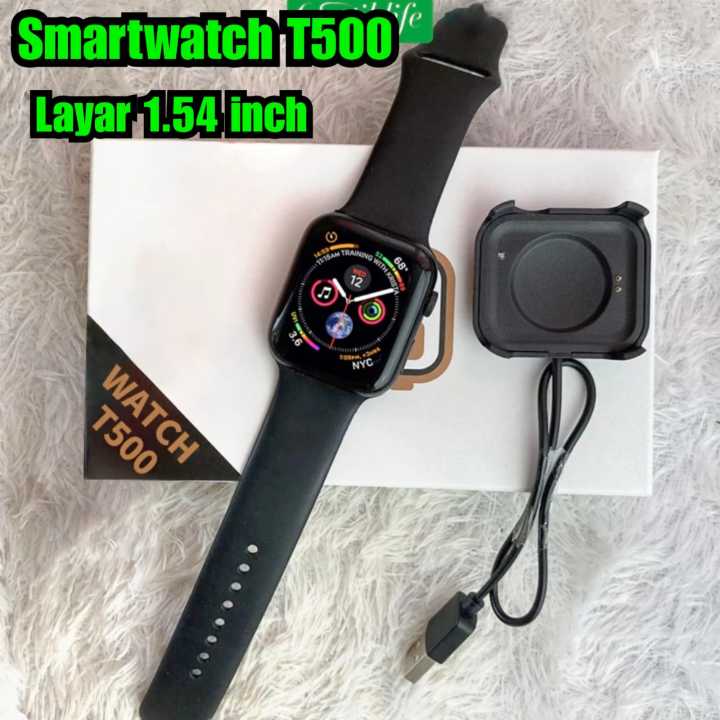 Smartwatch T500 Smart watch T 500 Jam tangan cas digital | Lazada Indonesia