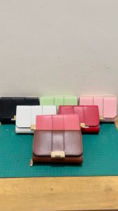 Forever Young CY1158 Dompet Lipat Zipper Wanita Ukuran 3/4 Bahan PU Lembut Muat Banyak Kartu