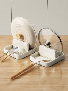 ชั้นวางฝาเตาไฟพับได้แบบนั่งสำหรับครัว ชั้นวางเครื่องปรุงรส ชั้นวางช้อน ชั้นวางตะเกียบ เครื่องมือเก็บของสำหรับห้องครัว