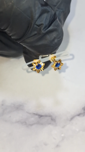 1.14GM-916 GOLD KIDS THODU-916 KIDS THODU-916 BLUE STONE STAR THODU-916 SUBANG-916 INDIAN EARRING-916 EARRING-916 BABY THODU-916 SUBANG EMAS-916 GOLD-916 INDIAN THODU-916 THODU-916 BABY THODU-MAANOH PATHER