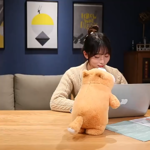 gấᴜ bông chó chiba nằm dài gối ôm ngủ cho bé quà tặng sinh nhật cute K2T4