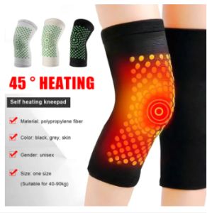 1Pair Self Heating Support Knee Pads Knee Brace Warm for Arthritis Joint Pain Relief Injury Recovery Knee Massager Leg Warmer