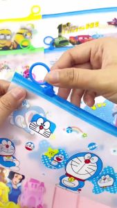 Pouch Alat Tulis Transparan Set Pensil Pulpen Murah Lucu