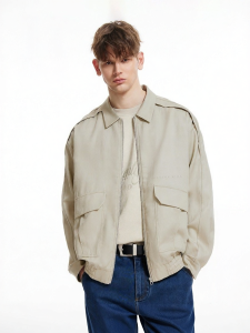 SEASON HIGH | Spring New Arrival Loose Fitting Tencel Fabric Mens Jacket