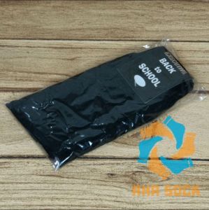 12 Pasang Kaos Kaki Anak Sekolah Tumit Anak SD SMP & SMA Hitam Putih Lusinan Harga Grosir