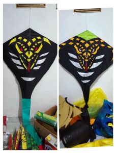 layangan kain pantai ular cobra jumbo 100% terbang
