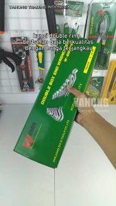 Kunci Double Ring Pas Set 10pcs 5.5mm - 32mm Kunci Dobel Ring WOIRX TOOL