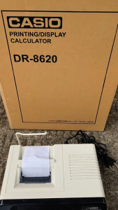 KALKULATOR STRUK CALCULATOR PRINT CASIO DR 8620