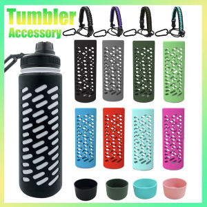 【COD】Tumbler Silicone BOOT 18oz-40oz Protection Accessories Non-Slip Cup Cover And Umbrella Rope Handle 600/800/1000ml Sport Water Bottles Bottom Sleeve