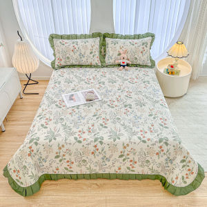 INS Style 100% Cotton Thickened Quilted Bed Cover Set