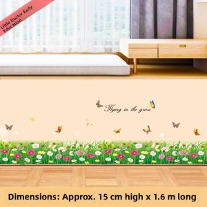 Living Room Wall Corner Decorative Stickers Self Adhesive Waterproof Pvc Wall Mural for Childrens Room Nursery