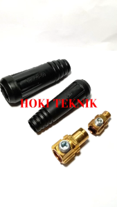 Konektor Mesin Las Male 10 - 25 mm