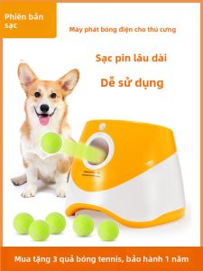 Máy Ném Bóng Tự Động Cho Chó Máy Ném Bóng Lông Phụ Kiện Đồ Chơi Cho Chó Và Mèo Bóng Lông Máy Ném Bóng