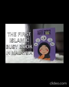 Little Muslim Busy Book by Bebecucu - Islamic Story Activity Books For Kids / Children