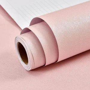 40cm DIY Silk Waterproof Wallpaper Bedroom Living Room Background Wall Sticker Modern Solid Color Self-adhesive Wallpaper Home ﻿