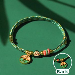 Fairy Gold Woven Rope Auspicious Celebration Handchain