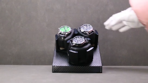กล่องใส่นาฬิกา กล่องหมุนนาฬิกา 3 เรือน USB กล่องนาฬิกา นาฬิกาข้อมือ Auto Watch Winder SKW33 G04