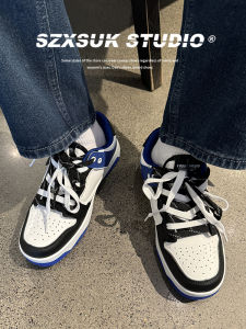 Retro Sport Mens Shoes Versatile Retro Dequan Shoes for Students And Couples Casual Breathable Leather Sneakers