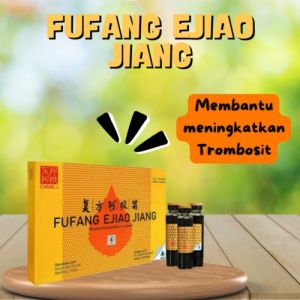 FUFANG EJIAO JIANG ORIGINAL 1 BOX ISI 12 BOTOL 20 ML HERBALL UNTUK MENINGKATKAN TROMBOSIT PADA DARAH