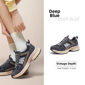 CAMEL | Retro Lightweight Thick Sole Womens Sneakers