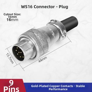 kuicc | Pluggable Aviation Plug 2-pin