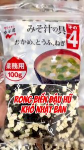 [Nội địa Nhật] CANH MISO RONG BIỂN ĐẬU HŨ NHẬT BẢN 100G