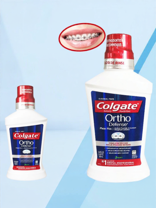 Colgate | Orthodontic Fluoride Whitening Fresh Breath Mouthwash ...