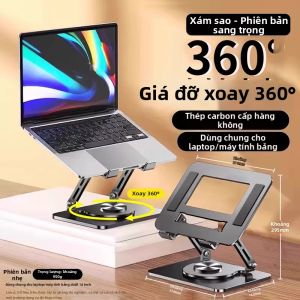 Nubolan | Đế Hỗ Trợ Máy Tính Laptop Tablet Có Thể Quay 360 Độ Giúp Làm Mát và Nâng Cao