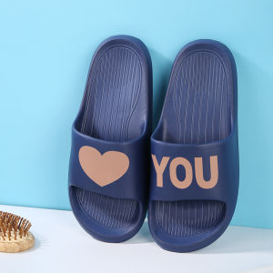 Sunpath New Bathroom Slippers Mens Summer Indoor Breathable Bath Home Soft Bottom Cool Slippers Womens Summer Flat Heel