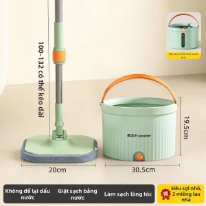 Homettler | Chổi Lau Nhà Không Cần Rửa Tay Dùng Được Khi Ướt Và Khô